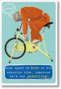 Funny exercise online bike